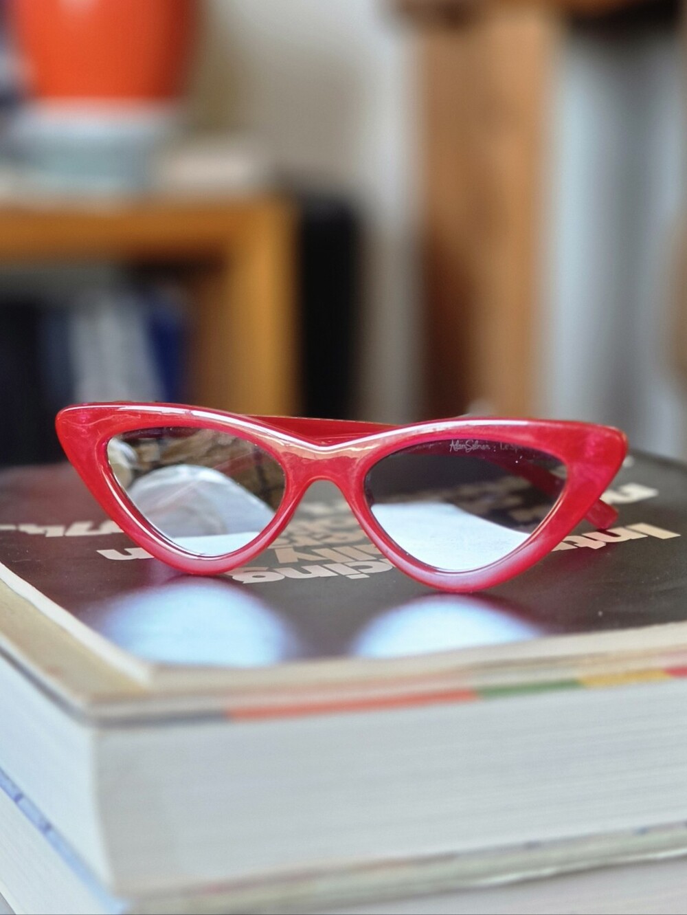 Adam Selman x Le Specs The Last Lolita Red Cat Eye Women's Sunglasses